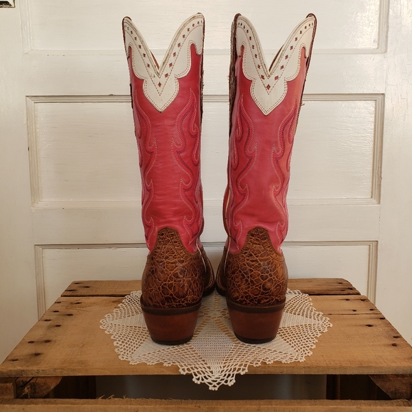 **SOLd*💗💫Ariat Vintage Cowgirl 🌸Barbie Pink🌸 Crossfire Caliente💫💗 8.5B - Picture 5 of 14